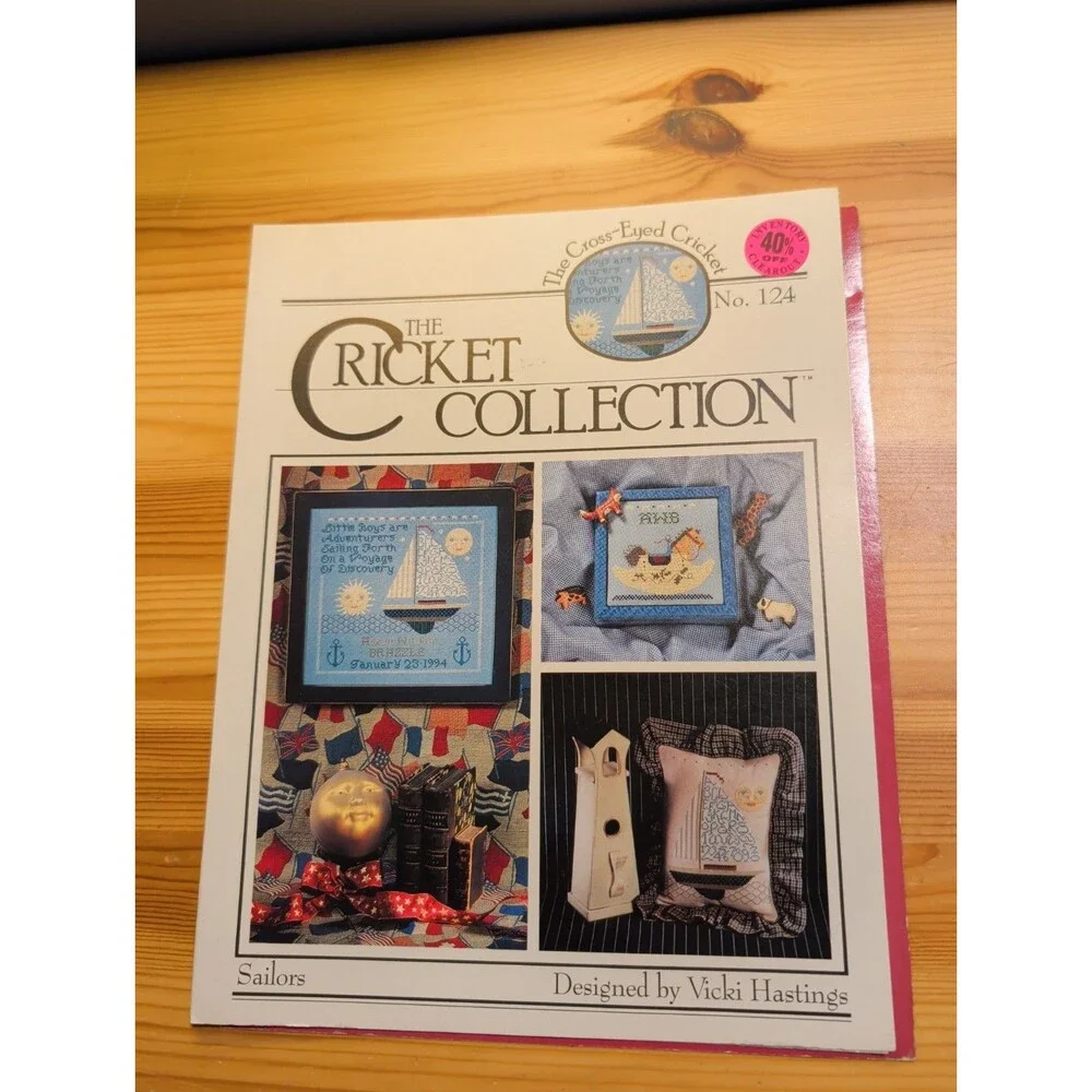 Assorted Vintage Cross Stitch Samplers + Year in Samplers Calendar, 1988